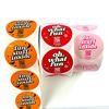 China Printed Waterproof Logo Packaging Labels Waterproof Roll Vinyl Stickers Printing Stickers wholesale