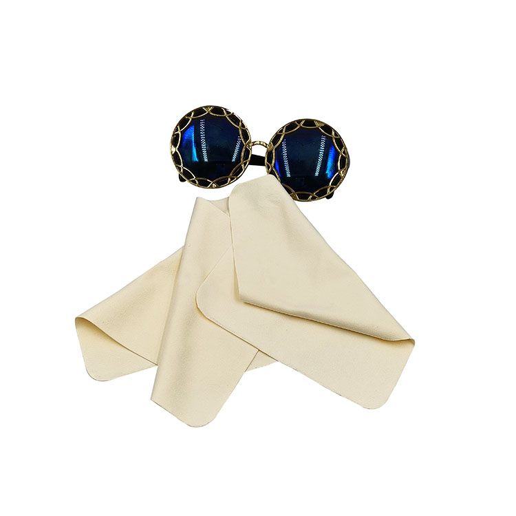 Deerskin Flocking Glasses Wiping Cloth Microfiber Lens Cloths 250gsm