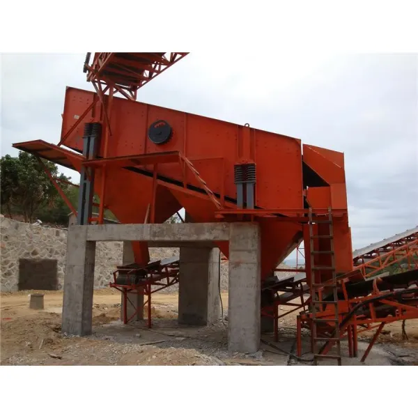 Small 3 Deck Quarry Rock Stone Vibrating Screen Used in Quarry Mining