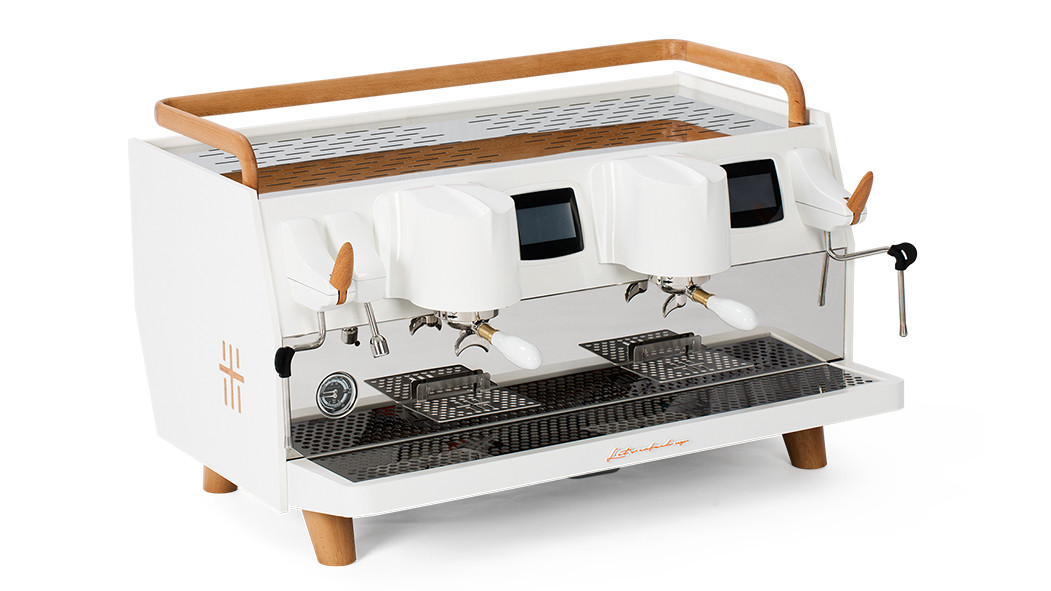 Manual Double Group Coffee Machine Cappuccino Coffee Maker With Triple Boiler