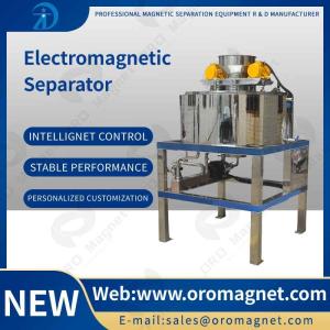 China Powder Metal 30000 Gauss Industrial Magnetic Separators For Quartz Dry Power wholesale