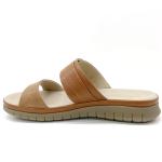 Stylish Open Toe Flat Sandals Rubber Sole Material For Ladies