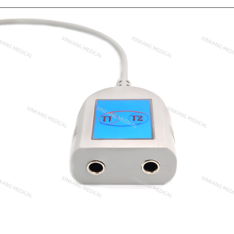 Compatible Philips 2P to 3.5P body temperature adapter cable
