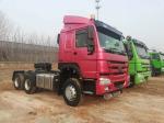 6x4 10 Wheeler Tractor Trailer Truck With German ZF Steering 400L Oil Tank