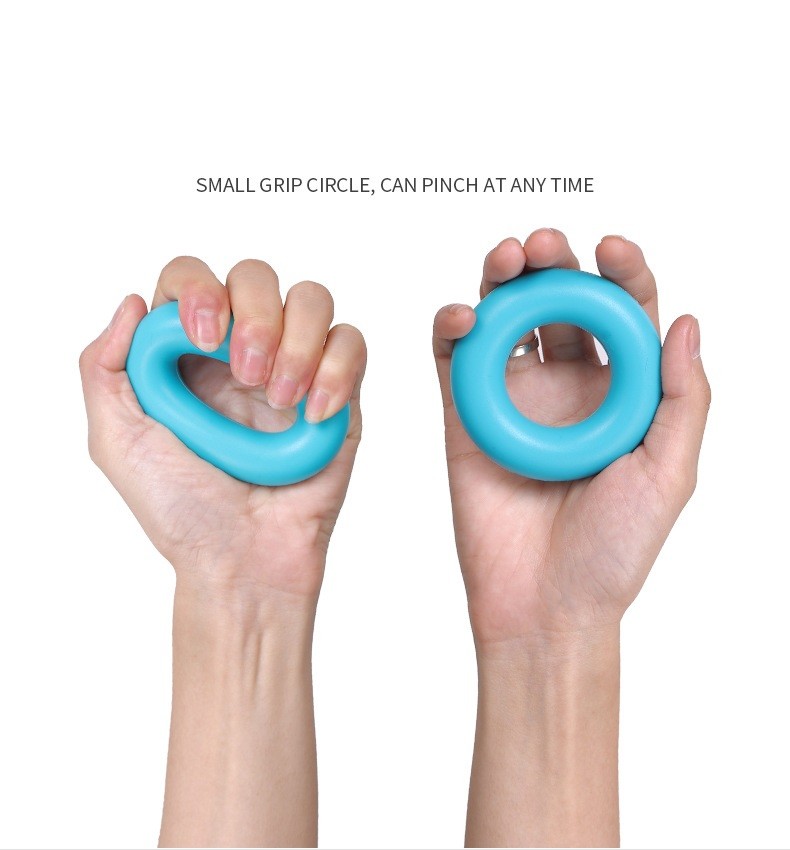 1.8cm Forearm Silicone Forearm Exerciser Hand Grip Strengthener Of 3 Level Resistance