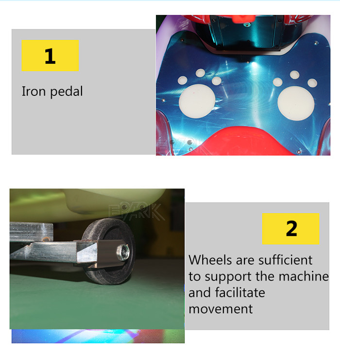 Cartoon Appearance Kids Ride With lollipop vending function coin operated machine for sale