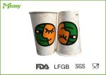 16 Oz Printed Cold Drink Disposable Paper Cups Food Grade , No Melting