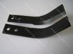 Spring steel 65MN Agri Spare Parts Rotary Tiller Blade For Dry Land 0.45kg - 0