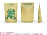 Custom Printed Logo Biodegradable Edible Packaging Smell Proof Resealable Stand