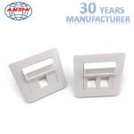 RJ45 Network Face Plate 2 Port 86 Type Wall Face Plate For Telephone /