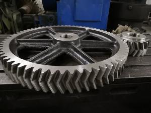 China 11.33 Module Special Designed Herringbone Gear Set For Punching Machine wholesale