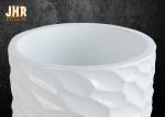 Decorative Modern Style Fiberglass Flower Pots For Artificial Plants 2 Sizes