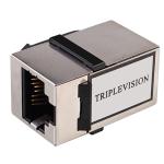 Cat5e RJ45 Keystone Jack Female-Female Adapter For Network Ethernet Cable