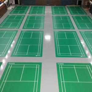 China Anti-slip PVC Vinyl Badminton Court Flooring with Glue Down Installation by Enlio wholesale