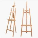 Customized Logo Wooden Display Easels Stand , Photo Picture Paint Canvas Holder
