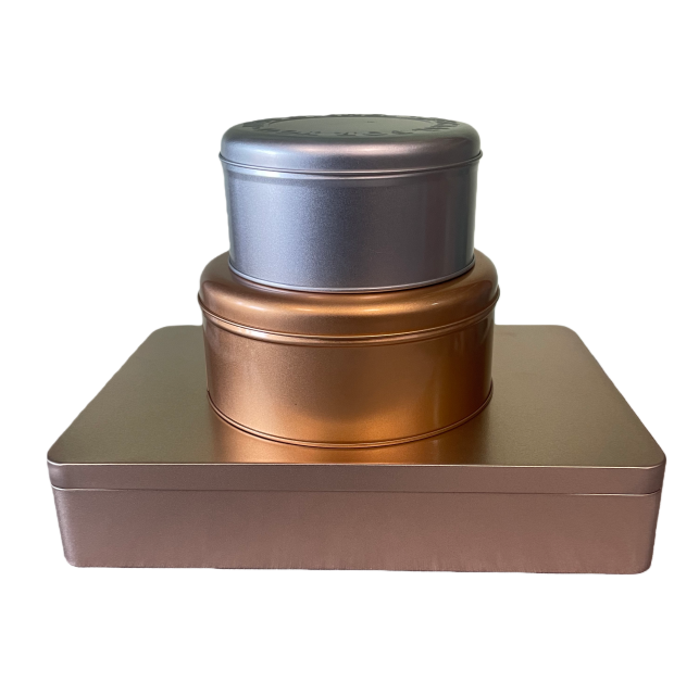 300* 200*60mm Empty Rectangular Tin Containers Tinplate Cans Square Metal Cookie Jar