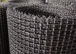 China Aperture 2mm Square Stainless Steel 304 Crimped Woven Wire Mesh 20x20mm wholesale