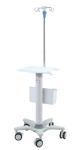 Medical monitor trolley with adjustable height mobile trolley