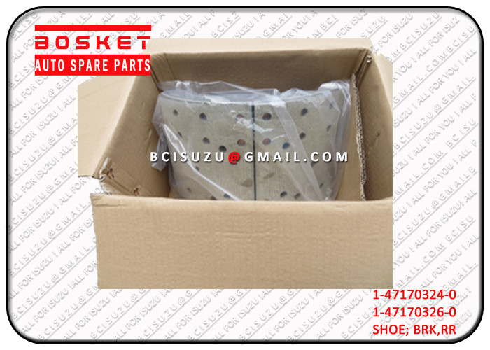 1-47170324-0 Isuzu Brake Parts CXZ51K 6WF1 Rear Brake Shoe Assembly 1471703240