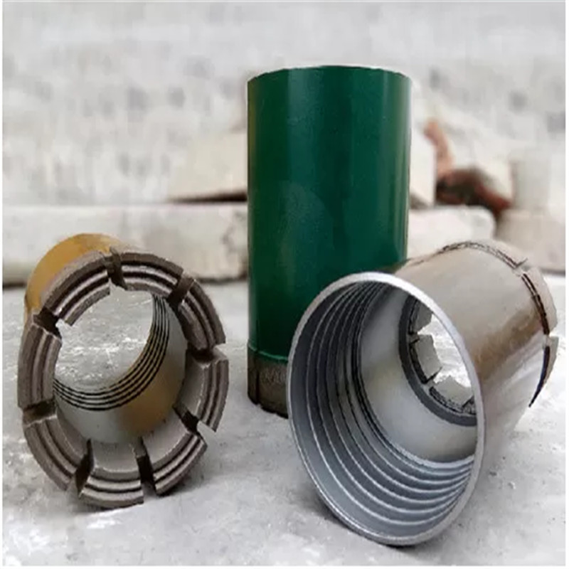 Mining Drilling Impregnated Diamond Core Bits T2-76 T6-101 For Conventional Barrels