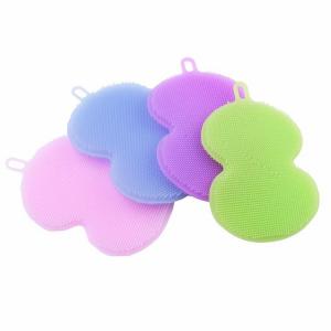 China FDA - Approved Silicone Kitchen Brush For Wash Dishes Glasses Vegetables And Fruit wholesale