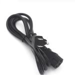6 Ft Standard LED Grow Light Extension Cord 18 AWG Black Grow Light Cable
