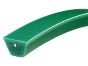 China Green or Red Color PU Reinforced Belt Polyurethane V Belt Diameter 4mm-20mm wholesale