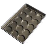 RK Bakeware China Foodservice NSF 24 Cup 7 Oz. Glazed Aluminized Steel Jumbo