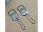 Stainless Steel Engrave Blank Dog Tag Beer Bottle Opener,Promotion die punched