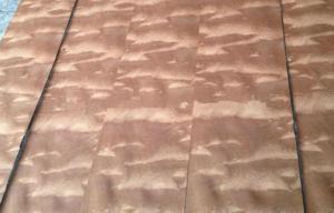 China Makore Cherry Quarter Cut Veneer 0.45 mm With Medium Fine Texture wholesale