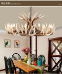 Whitetail deer antler chandelier for coffee Restaurant Bar Cloths Shop Lighting