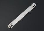 Heat Resisting 304 Stainless Steel Cable Tags 10 X 89 X 0.4mm UL Certification