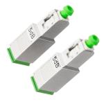 Simplex 2.0mm Fiber Optic Attenuator , 5db SC APC Attenuator With Metal Plastic