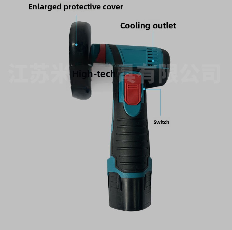 Private Model Small Household Small Angle Polisher Mini Handheld Electric Grinder Cutting Machine Brushless Lithium Battery