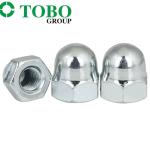Fastener 304 stainless steel cap nut Grade 4 8 10 12 Hexagon cap nut DIN1587