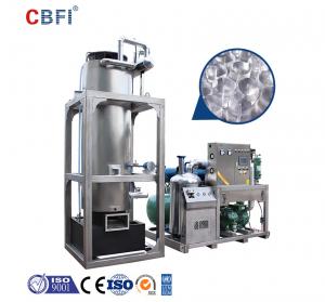 China 10 Ton Per Day Ice Tube Machine With Freon R507 or R404a Refrigerant 200 - 600V wholesale