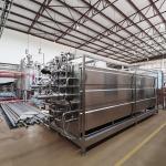 Juice / Dairy / Beverage / Syrup Tubular Sterilizing Machine 304 Stainless Steel