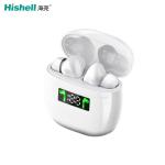 Display Waterproof Bluetooth Earbuds , ABS True Wireless Stereo Bluetooth