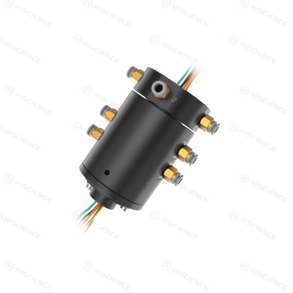 High Speed Pneumatic Rotary Union 4 Passages With 6 Circuits 2A
