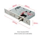 No Drilling Hole Household Fingerprint Zinc Alloy Smart Door Locks