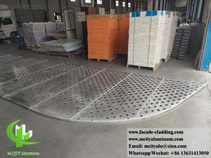 China Perforated Metal Cladding Facades System Aluminium Screen Architectural Design wholesale