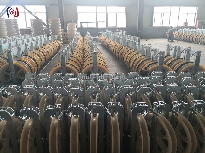 Helicopter Conductor Stringing Blocks Transmission Line Stringing Tools 0