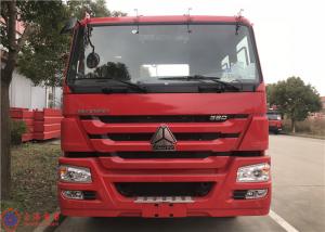 China 12000kg Heavy Duty Sinotruk HOWO Chassis Foam Fire Truck Monitor Flux 80L/s wholesale