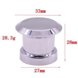 China 33*28mm Lightweight Magnetic Zamac Perfume Cap wholesale