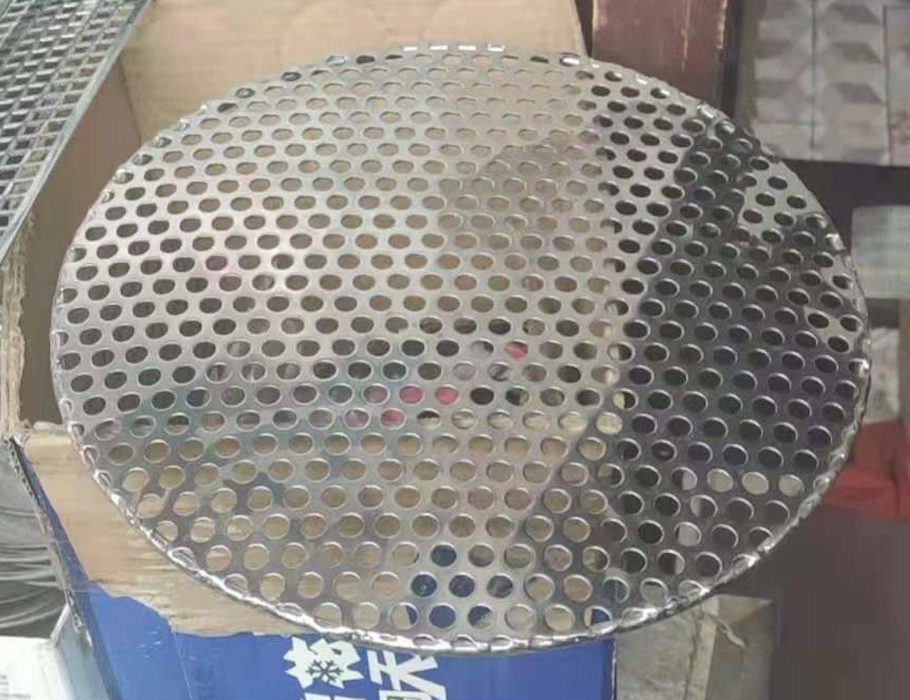 Stainless Steel 316L Perforated Metal Screens 0.2mm 20mm Round Perforated Metal