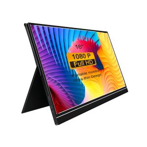 China Multiple Language 9mm Thickness Weight 705g 16 Inch Portable Monitor wholesale