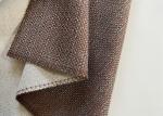 Plain Grey Upholstery Fabric , CE Woven Sofa Set Jute Fabric