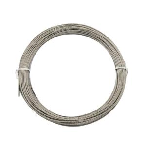 China 316L Steel Grade 8mm 1x19 Inox Cable / Stainless Steel 304 316 Wire Rope for Tough Environments wholesale
