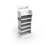 Drug Pharmacy Display Stand Wood Medicine Display Rack With Custom Logo