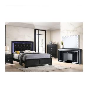 China Modern Upholstered Platform Bed Queen King Full Size ODM wholesale